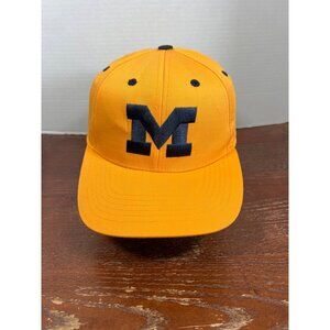Vintage Michigan Wolverines Big M Adjustable Snapback Hat M3